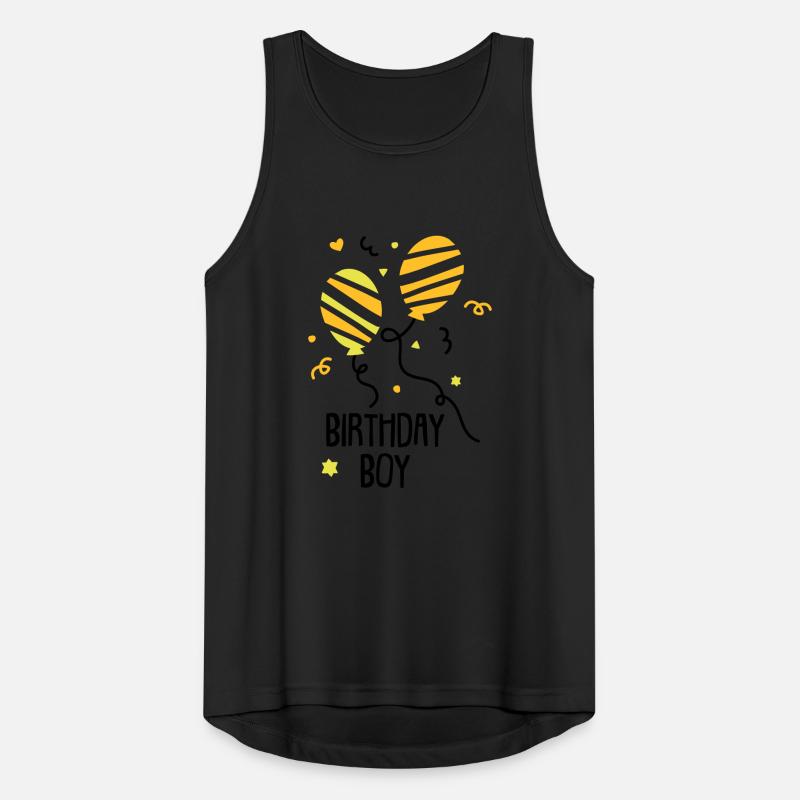 Geburtstagsshirt JUNGS Männer Tank Top atmungsaktiv
