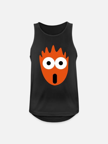 Uberaschung - Männer Tank Top atmungsaktiv - Schwarz
