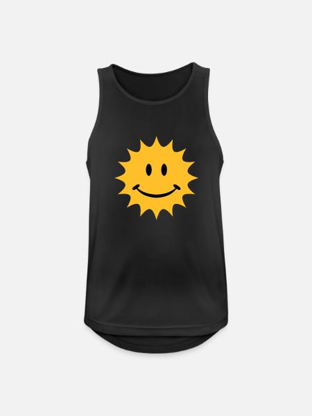 sun - Men's Breathable Tank Top - black