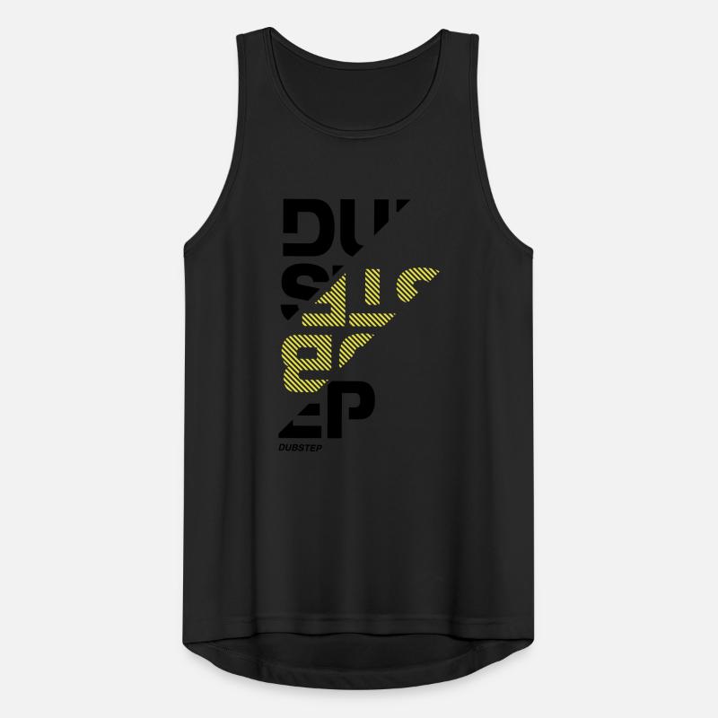 Dubstep sliced Men's Breathable Tank Top