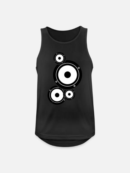 boxen - Männer Tank Top atmungsaktiv - Schwarz