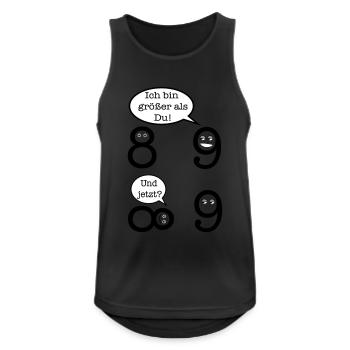 Mathematics Joke - Men's Breathable Tank Top - black - Front - Nick (188cm)