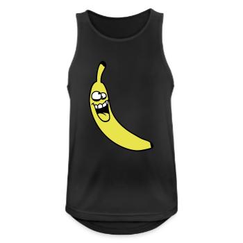 Crazy Banana - Débardeur respirant Homme - noir - Devant - Nick (188cm)