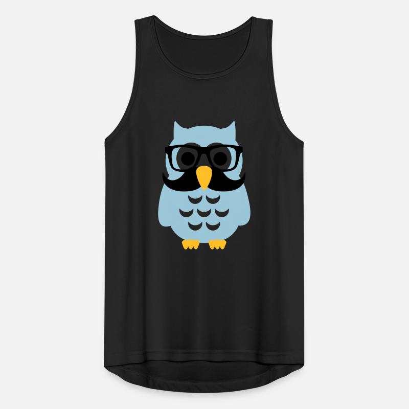 Eule Männer Tank Top atmungsaktiv
