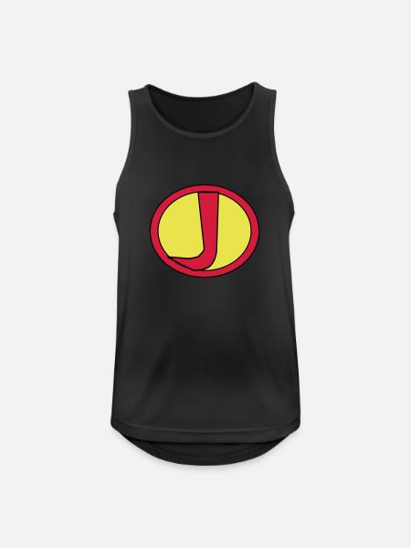Super, Superheld, Superheldin, Hero, J - Men's Breathable Tank Top - black