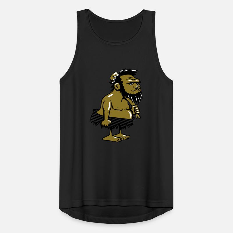 Caveman caveman funny pattern Men's Breathable Tank Top