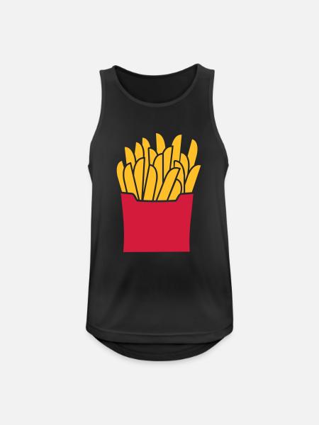 Fries - Men's Breathable Tank Top - black
