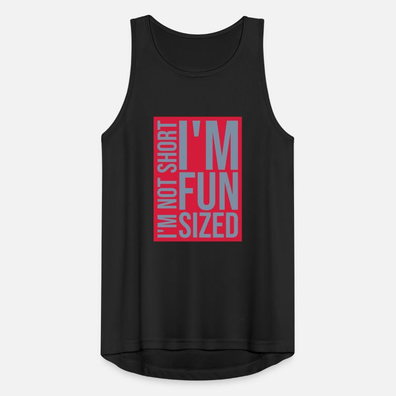 Not short fun sized Männer Tank Top atmungsaktiv