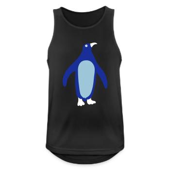 Penguin Cute Antarctica South Pole Zoo Animal Bird Cool - Men's Breathable Tank Top - black - Front - Nick (188cm)