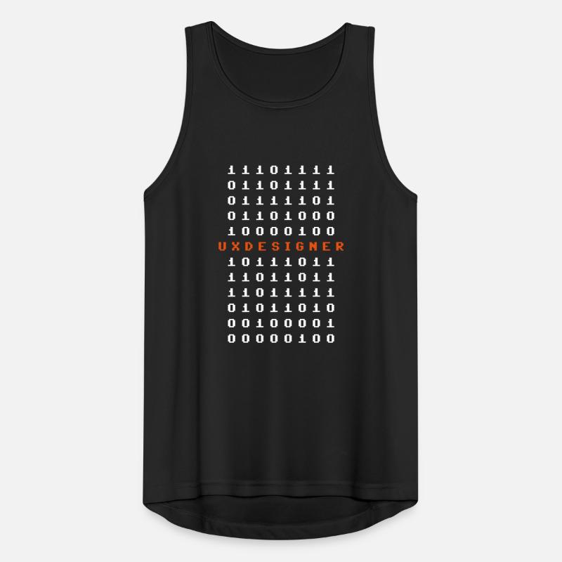 UX Designer Nerd Matrix Bit Bytes Gift Men's Breathable Tank Top
