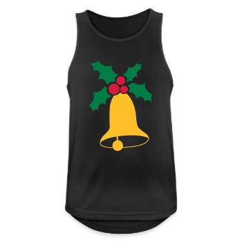 Christmas bells - Men's Breathable Tank Top - black - Front - Nick (188cm)