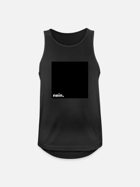 No. - Men's Breathable Tank Top - black