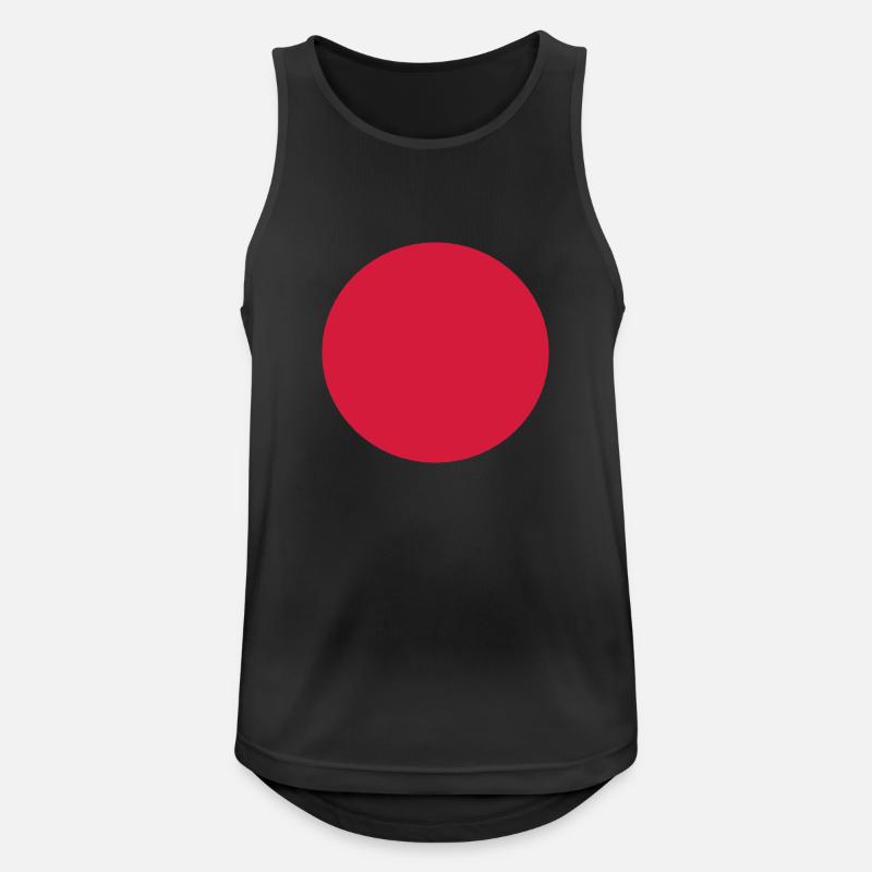 Punkt - Männer Tank Top atmungsaktiv - Schwarz