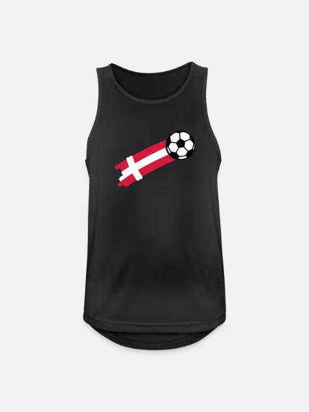 daenemark - Männer Tank Top atmungsaktiv - Schwarz