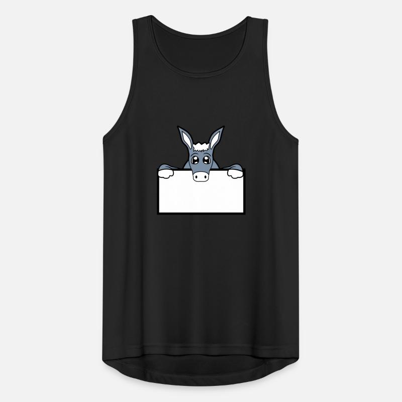 sign wall wall half text field surface write Men's Breathable Tank Top