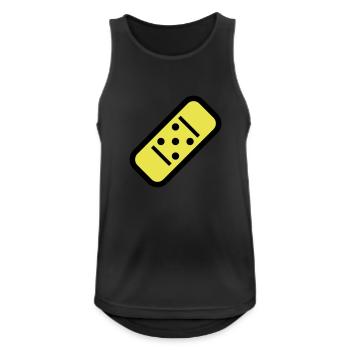 Cartoon plaster - Men's Breathable Tank Top - black - Front - Nick (188cm)