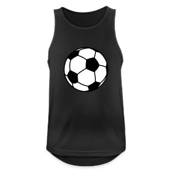 football / ball 2c - Débardeur respirant Homme - noir - Devant - Nick (188cm)