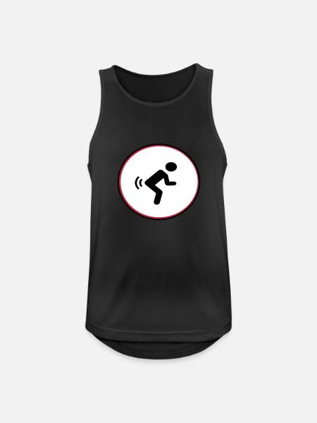 fart - Men's Breathable Tank Top - black