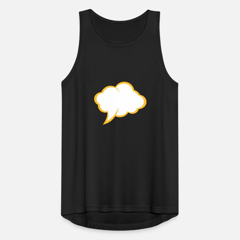 Comic speech bubble Men's Breathable Tank Top