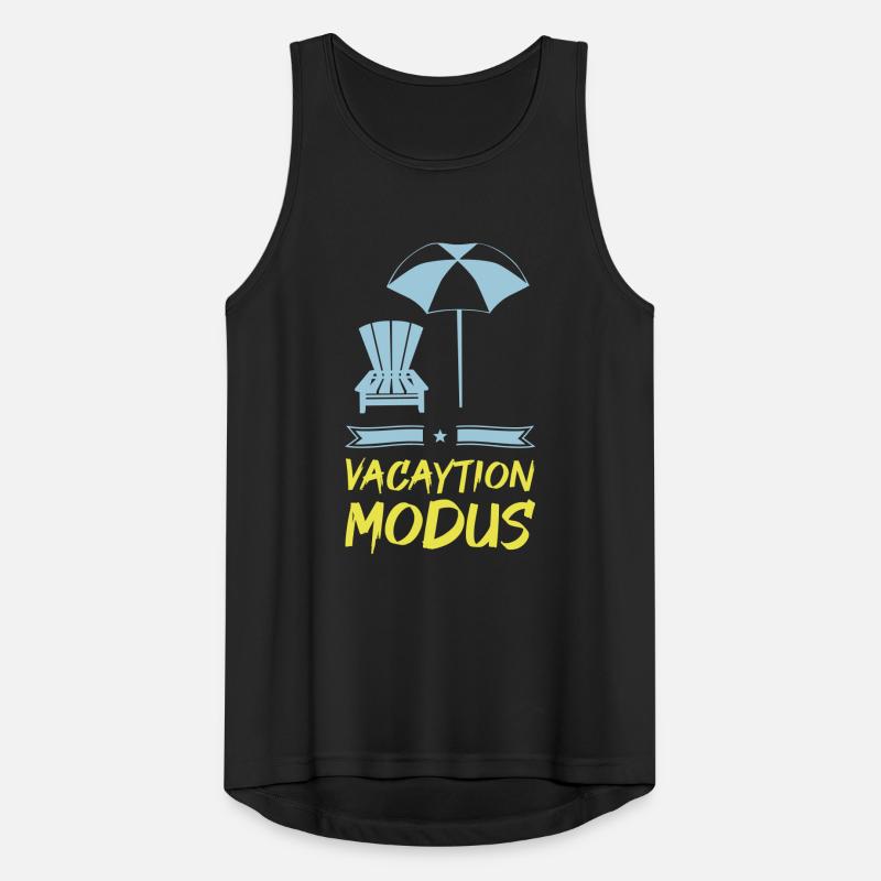 vacation mode Men's Breathable Tank Top