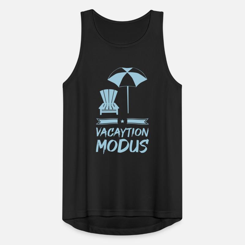 vacation mode Men's Breathable Tank Top