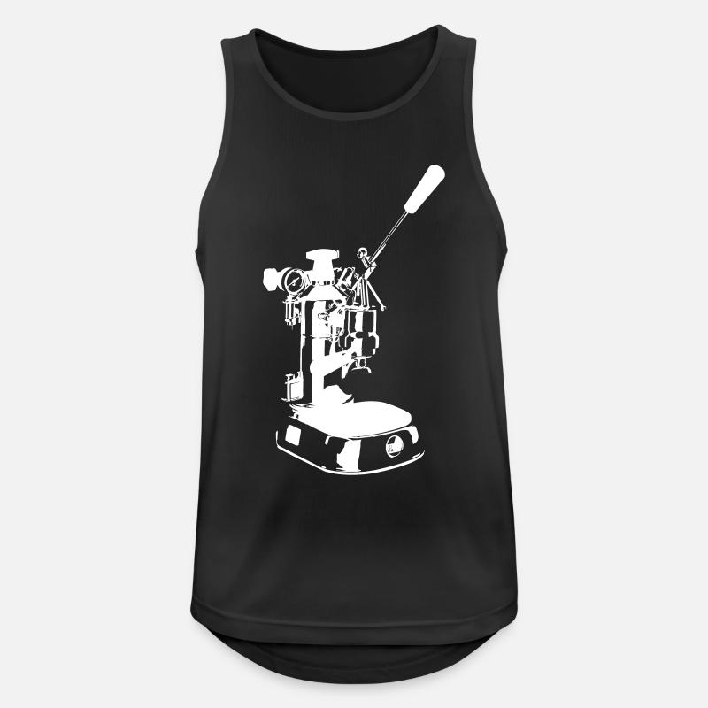 Machine solo - White - Men's Breathable Tank Top - black