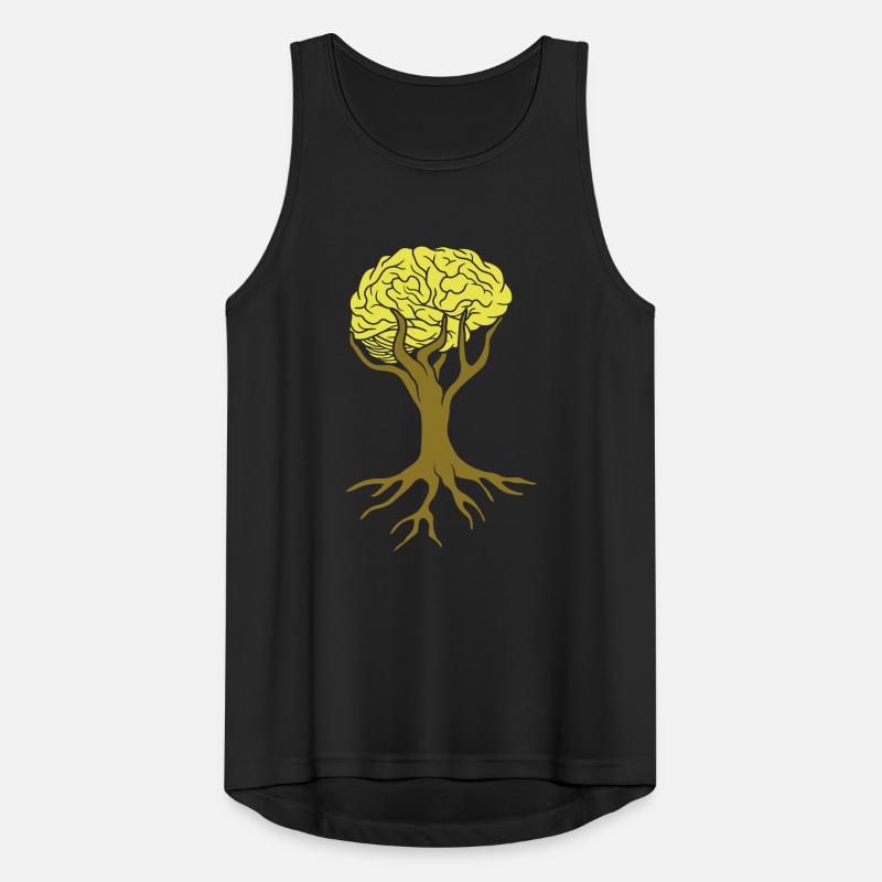 Brain tree design Men's Breathable Tank Top