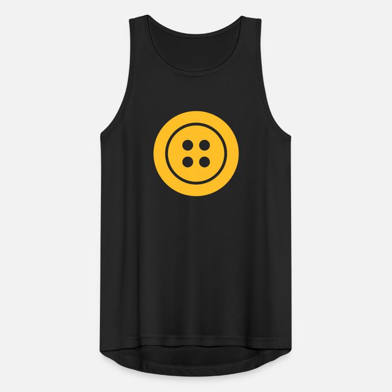 Button Men's Breathable Tank Top