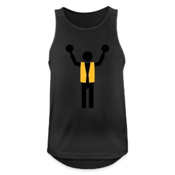 flight controller - Men's Breathable Tank Top - black - Front - Nick (188cm)
