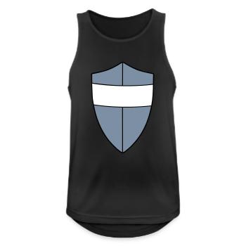shield - Men's Breathable Tank Top - black - Front - Nick (188cm)