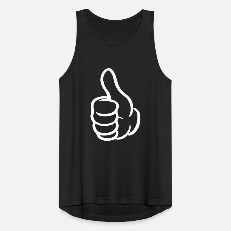 Thumb Hand Comic Men's Breathable Tank Top