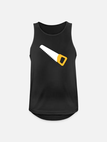 Saw - Men's Breathable Tank Top - black