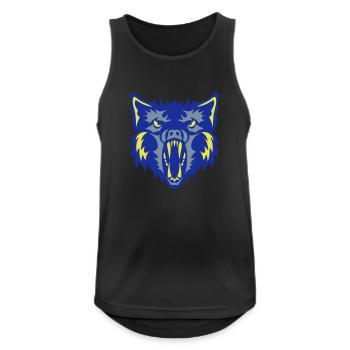 Werwolf Werwolf Wolf 2 - Männer Tank Top atmungsaktiv - Schwarz - Vorne - Nick (188cm)