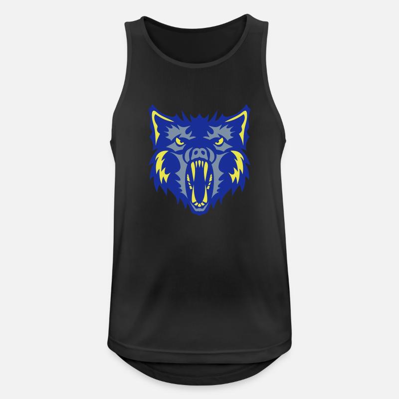 werewolf werewolf wolf 2 - Men's Breathable Tank Top - black