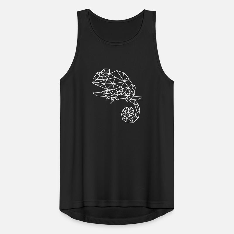 caméléon | graphiques de polygone Débardeur respirant Homme