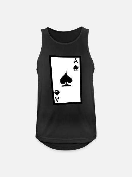 Ass (Pik) - Männer Tank Top atmungsaktiv - Schwarz
