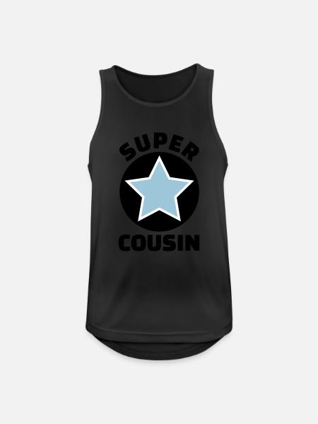 super cousin (v.5) - Débardeur respirant Homme - noir