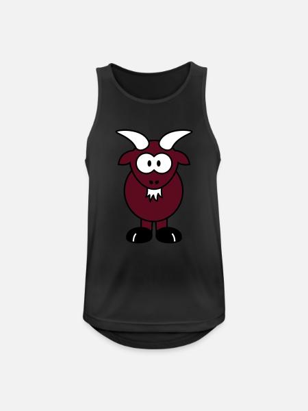 goat - Men's Breathable Tank Top - black