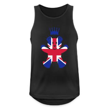 UK teddy prince (3c) - Men's Breathable Tank Top - black - Front - Nick (188cm)