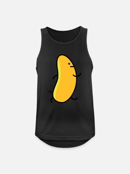 Funny bean - Men's Breathable Tank Top - black
