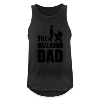 The walking dad - Débardeur respirant Homme - noir - Devant - Nick (188cm)