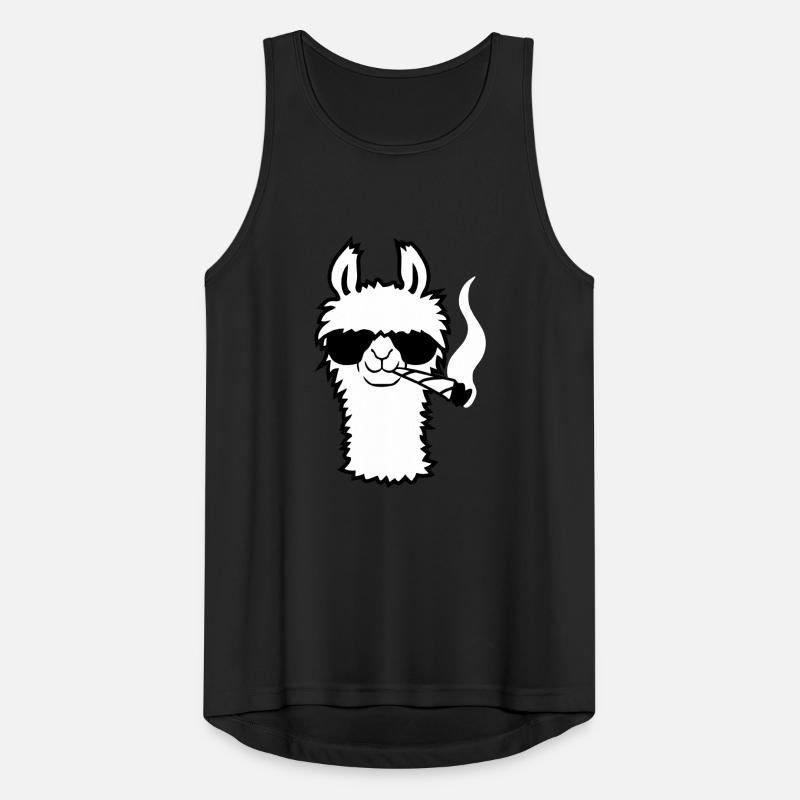 Lama With Joint Men's Breathable Tank Top