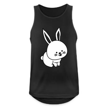 hare - Men's Breathable Tank Top - black - Front - Nick (188cm)