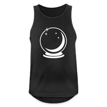 glass sphere - Men's Breathable Tank Top - black - Front - Nick (188cm)