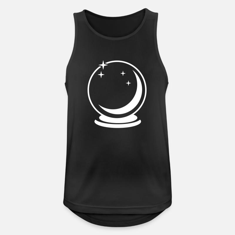 Glaskugel - Männer Tank Top atmungsaktiv - Schwarz
