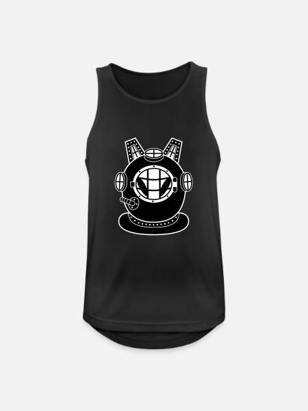 Divekuroeil - Men's Breathable Tank Top - black