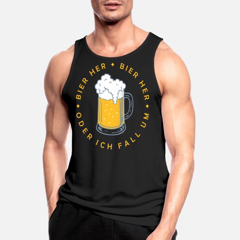 Bees here - Oder ich fall um! Men's Breathable Tank Top