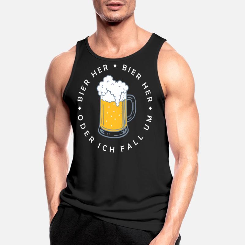 Bees here - Oder ich fall um! Men's Breathable Tank Top