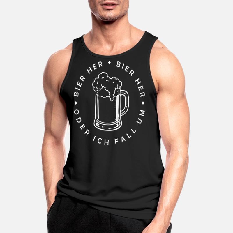 Bees here - Oder ich fall um! Men's Breathable Tank Top
