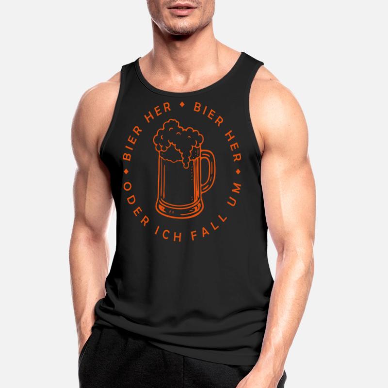 Bees here - Oder ich fall um! Men's Breathable Tank Top